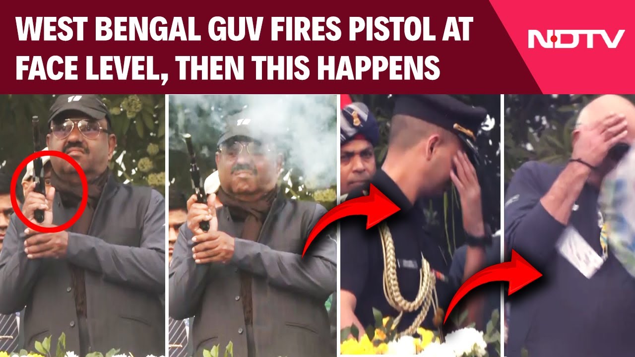 West Bengal Guv Fires Starter Pistol At Face Level During Kolkata Race, Then This Happens