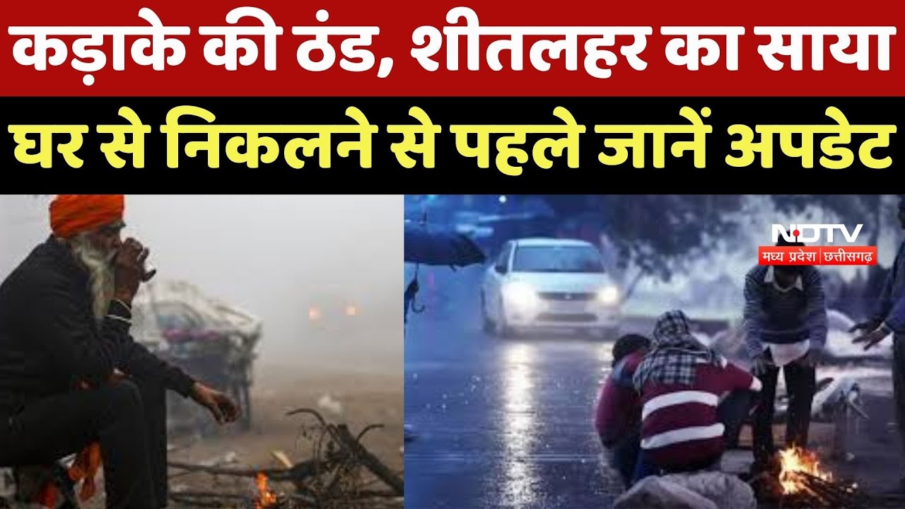 MP Weather News : हाड़ कंपाने वाली ठंड और शीतलहर का साया, घर से निकलने से पहले जानें Update