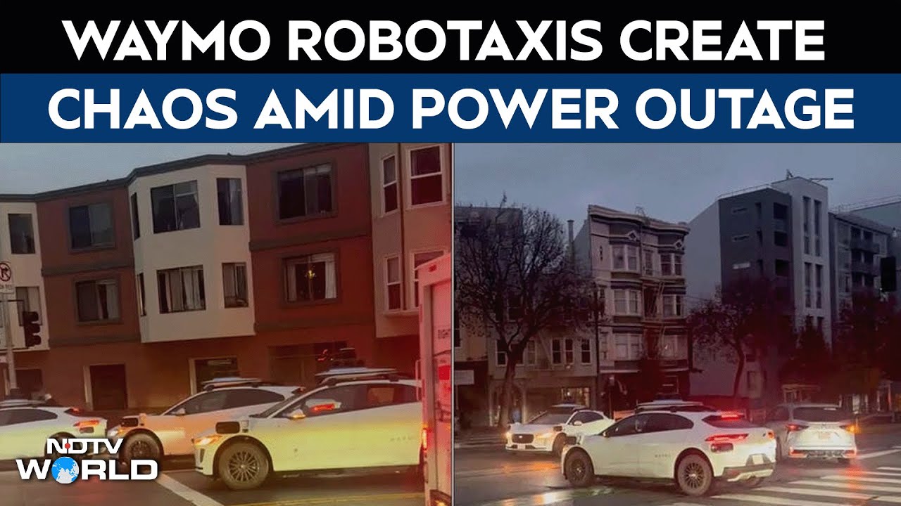US News | Waymo's Robotaxis Blocked Roads Amid San Francisco Power Outage