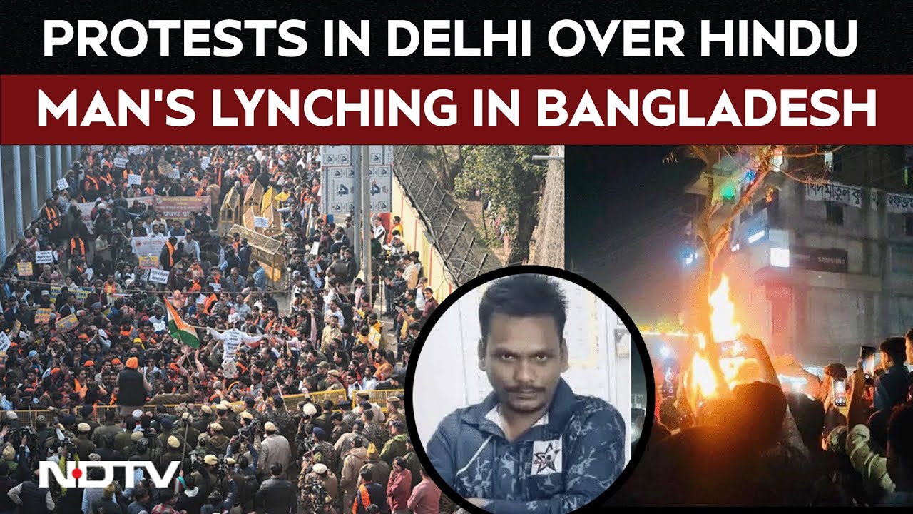Bangladesh Protests | Protests At Bangladesh High Commission In Delhi Over Hindu Man's Lynching