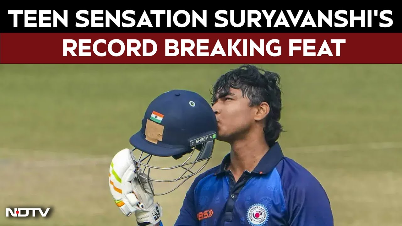 Vaibhav Suryavanshi Smashes 36-Ball Century, Scripts One-Day Cricket History