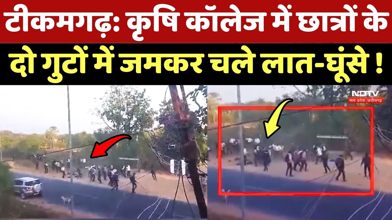 Tikamgarh Agriculture College Fight: Students के दो गुटों में जमकर चले लात-घूंसे ! MP News |Top News
