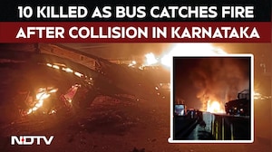 Karnataka Accident | 10 Killed As Bus Catches Fire After Collision With Truck In Karnataka