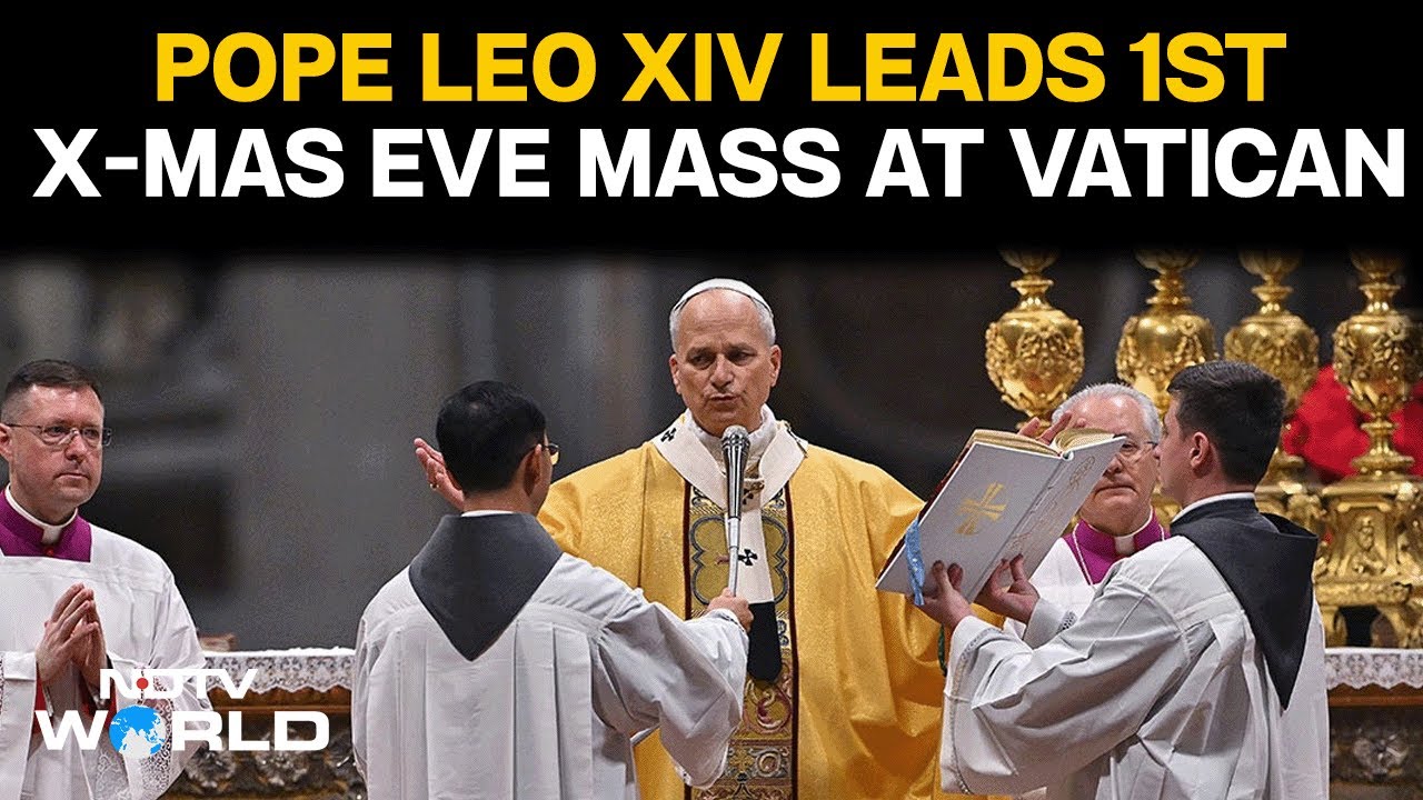 Christmas | Pope Leo XIV Leads His First Christmas Eve Mass As Pope In Vatican City