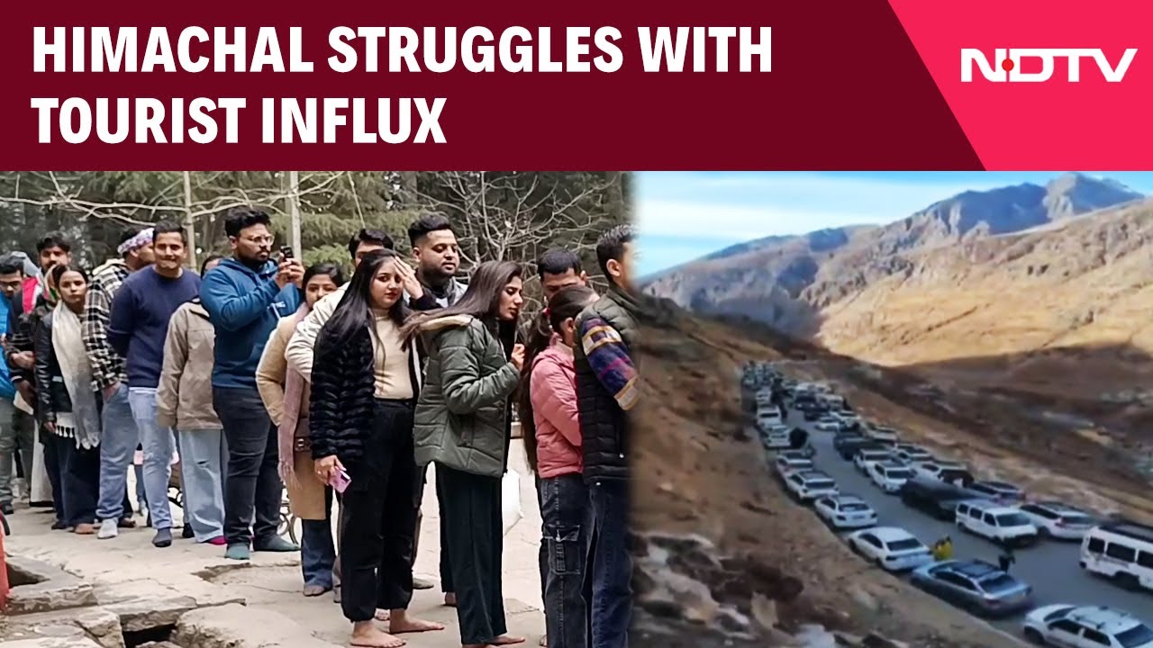 Tourist Surge In Himachal Brings Traffic Chaos to Himachal Hill Towns