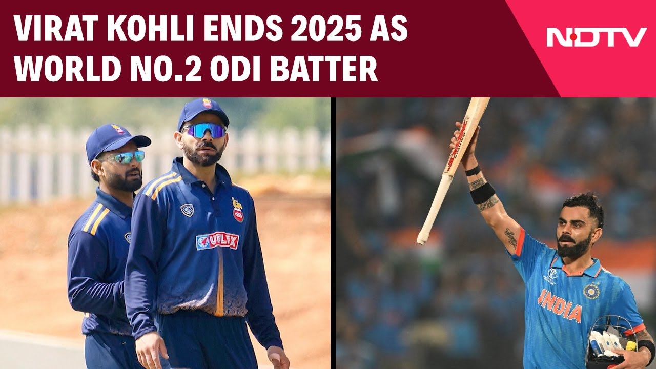 Virat Kohli Ends 2025 as World No.2 ODI Batter, Rewrites List-A Records