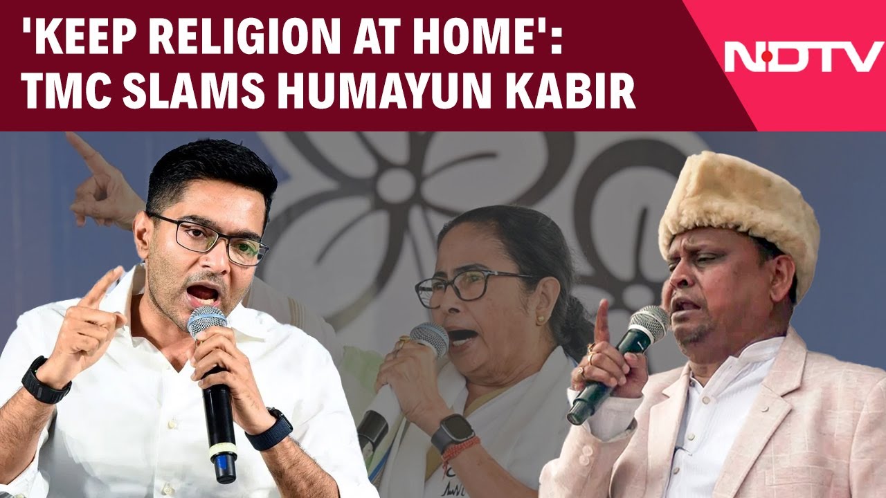 West Bengal News | Abhishek Banerjee Slams Humayun Kabir Over Temple-Mosque Politics