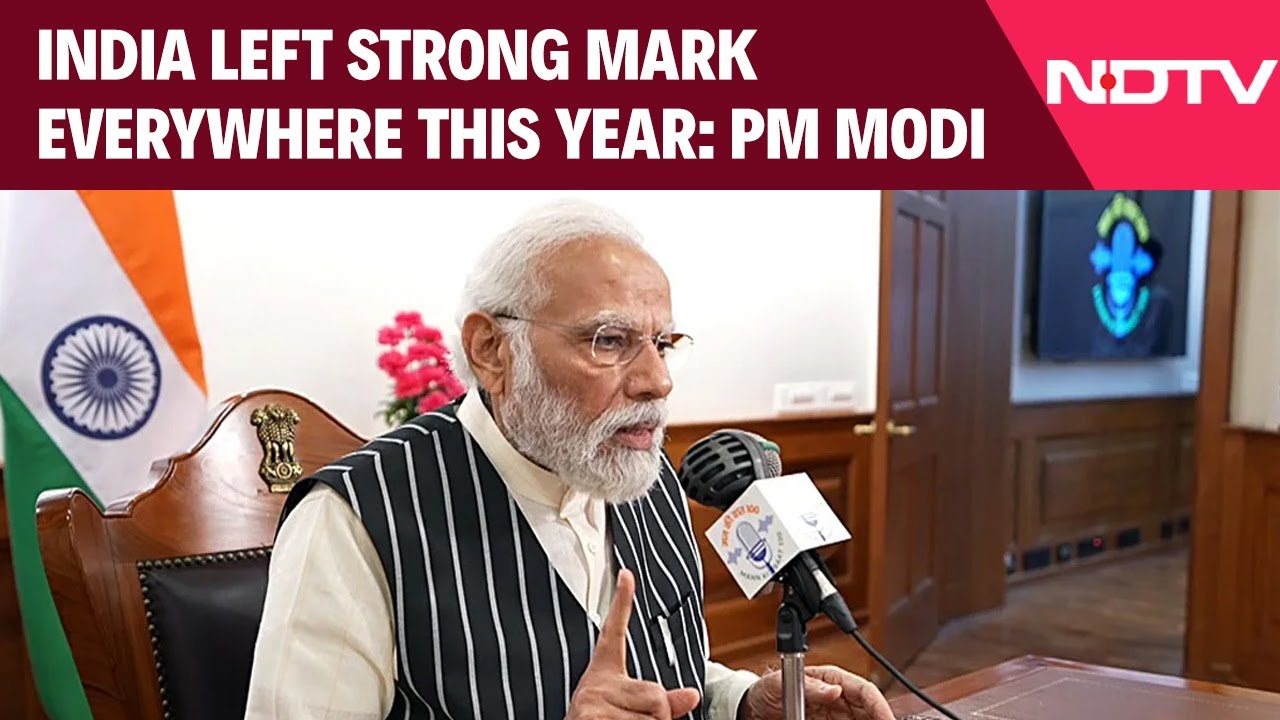 PM Modi News | India Left Strong Mark Everywhere This Year, Says PM Modi In Mann Ki Baat Programme
