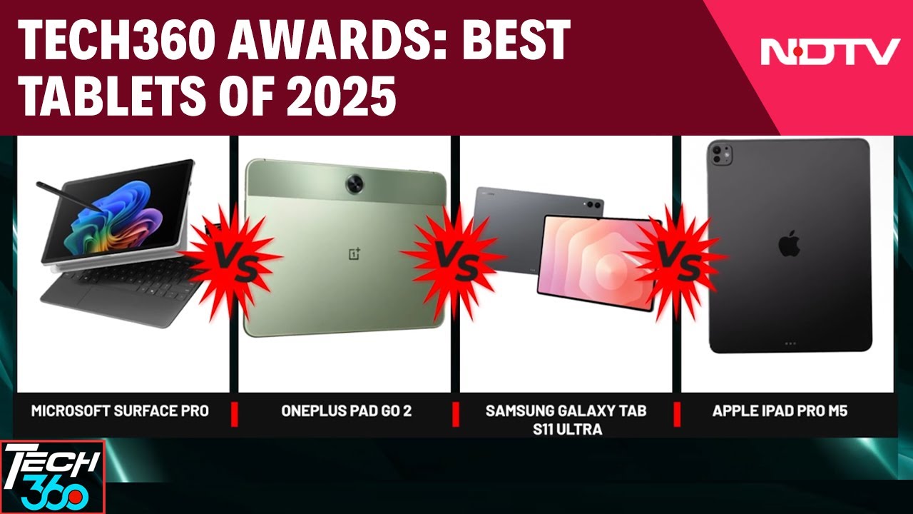 Best Tablets of 2025 | Tech360 Awards