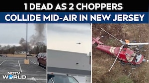 New Jersey Helicopter Crash | 1 Dead As 2 Choppers Collide Midair & Spins Before Falling On Ground