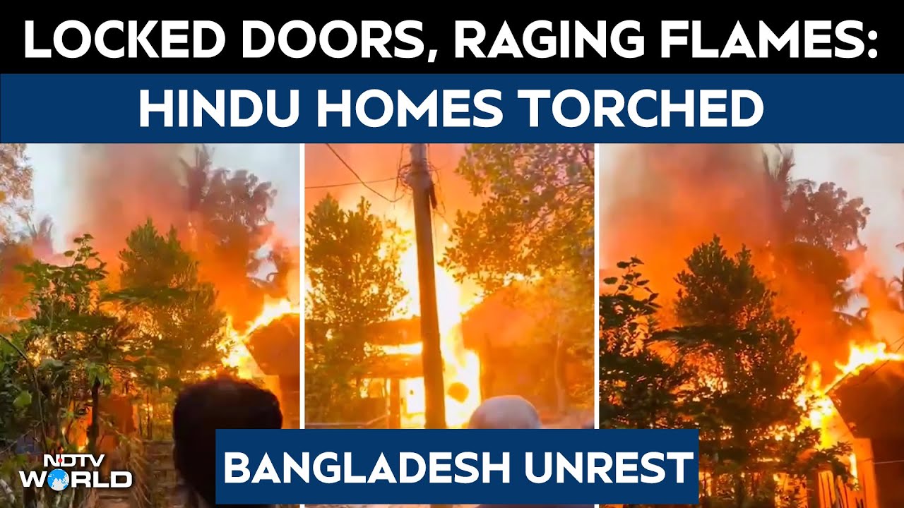 Bangladesh Unrest | Burning Homes, Locked Doors: Hindu Family Wakes Up To Horror In Bangladesh