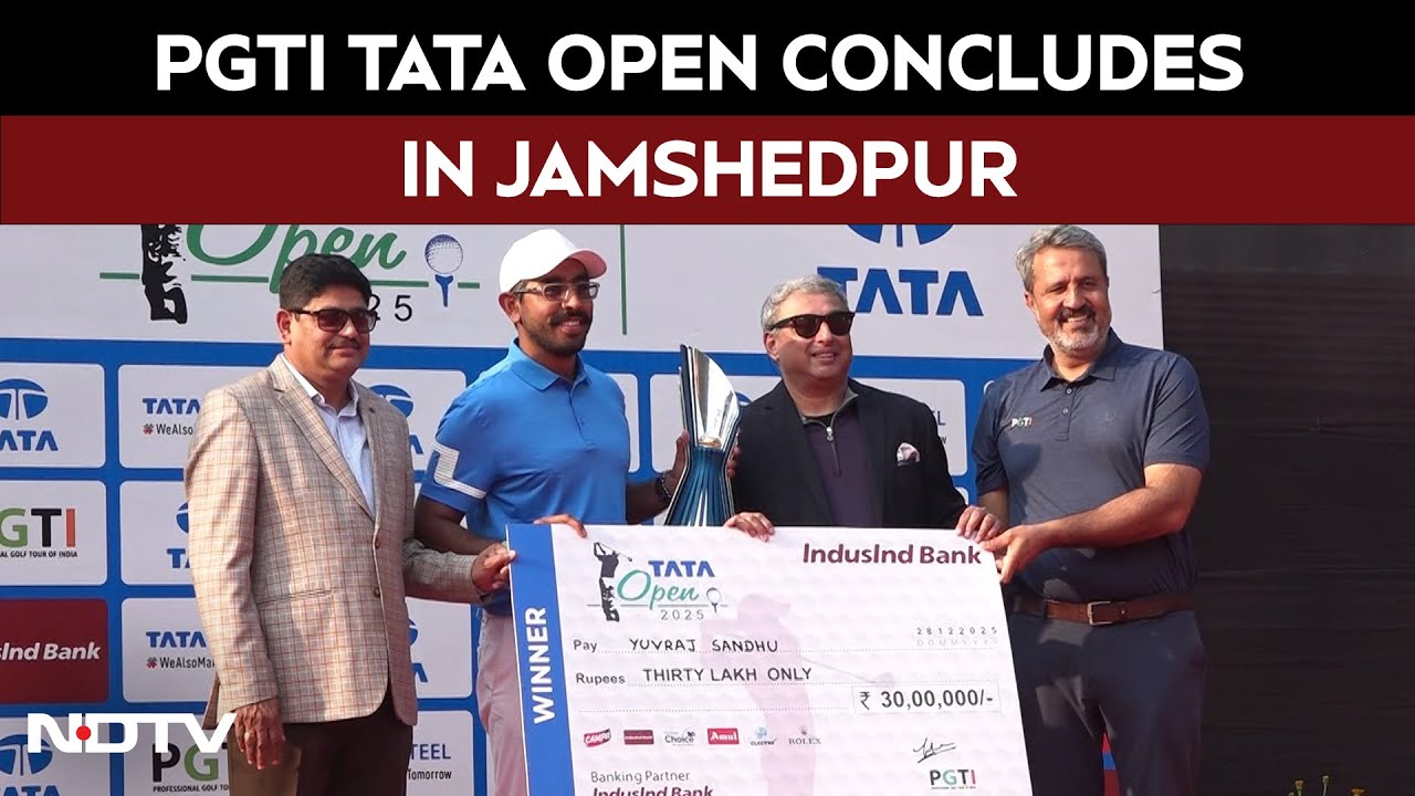 PGTI Tata Open Concludes In Jamshedpur, Yuvraj Singh Sandhu Clinches Title