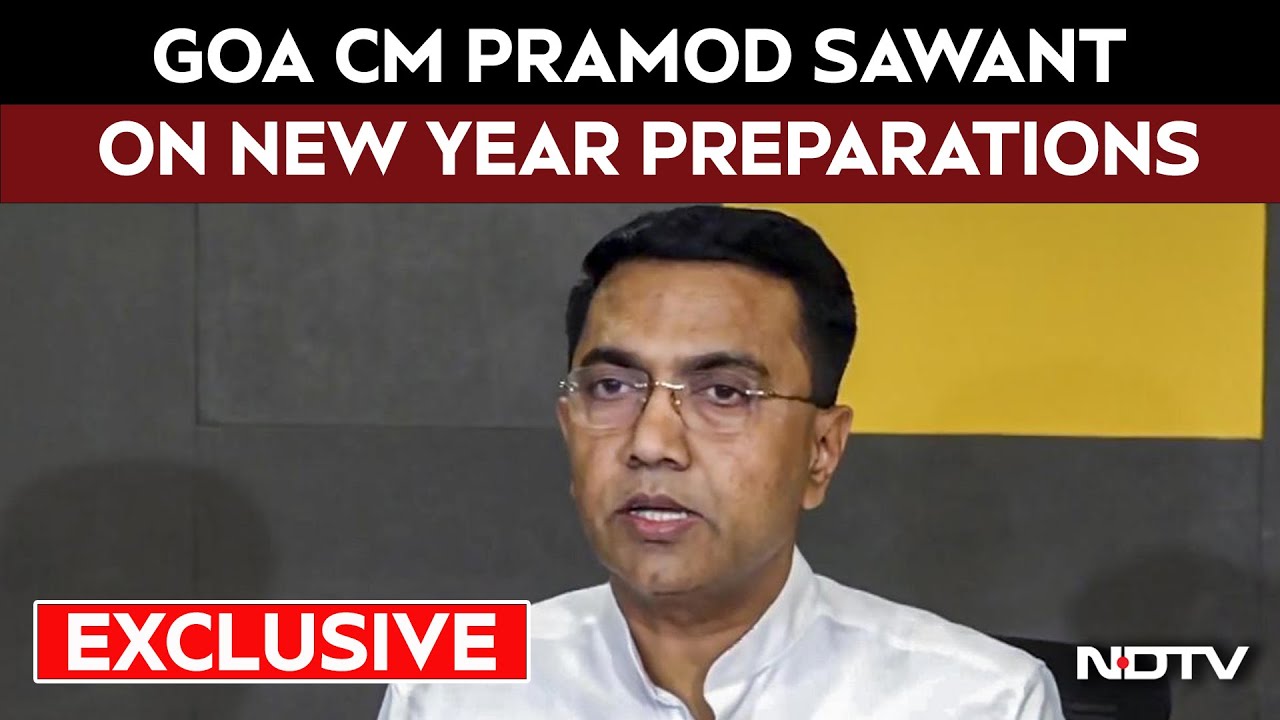 Goa CM NDTV Interview | CM Pramod Sawant On New Year Preparations And Third District Formation