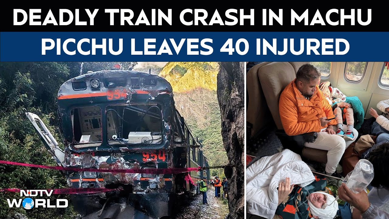 Machu Picchu Train Crash | Forty People Injured & One Dead In Machu Picchu Train Collision