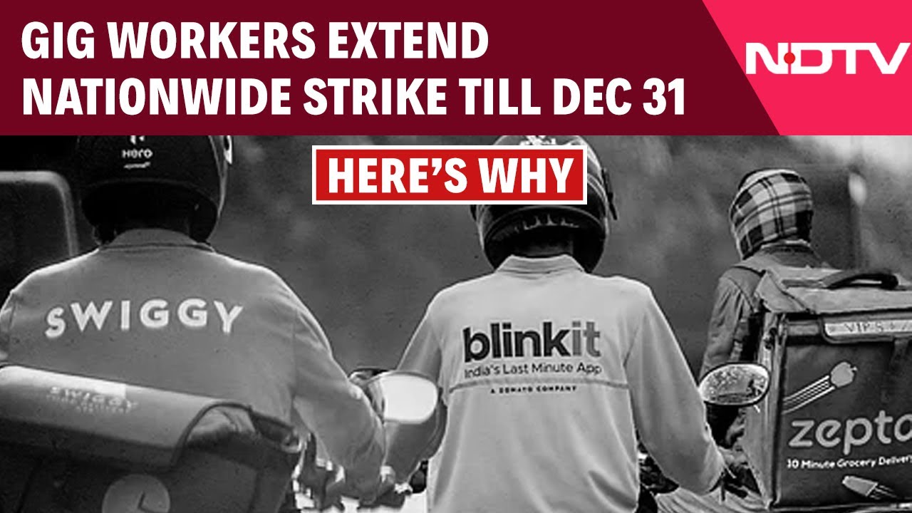 Gig Workers Extend Nationwide Strike Till December 31