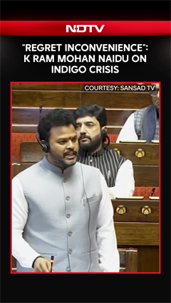 Ram Mohan Naidu In Rajya Sabha | K Ram Mohan Naidu Expresses Regret Over IndiGo Flight Disruptions