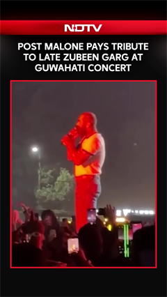 Zubeen Garg News | Post Malone Pays Tribute To Late Zubeen Garg At Guwahati Concert