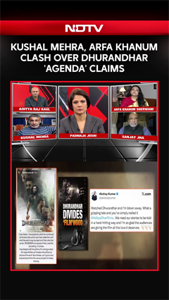 Dhurandhar Row | Kushal Mehra, Arfa Khanum Clash Over Dhurandhar 'Agenda' Claims