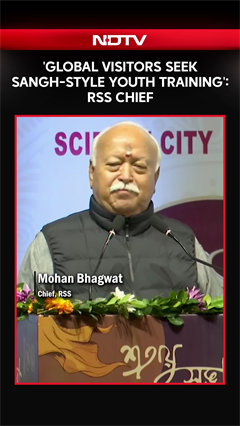 Video: Global Visitors Seek Sangh-Style Youth Training: RSS Chief Mohan Bhagwat