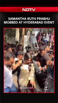 Samantha Ruth Prabhu Mobbed In Hyderabad Days After Nidhhi Agerwal's Lulu Mall Incident