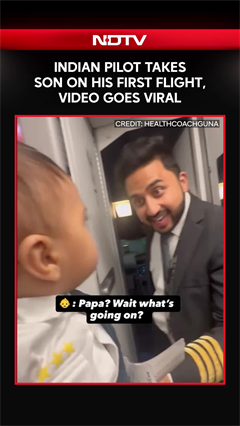 Indian Pilot Takes Son On His First Flight, Melts Internet: "Absolute Joy"