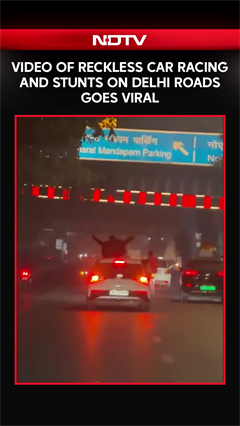 Viral Video Shows Cars Swerving, Men Standing Through Sunroof In Delhi, Cops React