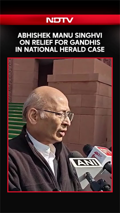 Abhishek Singhvi Hails Court's Refusal To Take Cognisance In National Herald Case