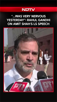 Rahul Gandhi Targets Home Minister Amit Shah Over His Speech