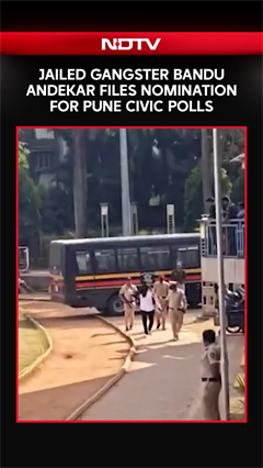 Hands Tied, Face Covered: Jailed Gangster Files Nomination for Pune Civic Polls