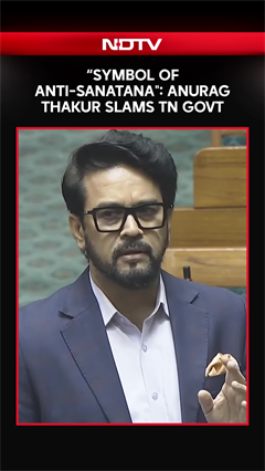 Video: ‘Symbol Of Anti-Sanatana Dharma…’: BJP MP Anurag Thakur Tears Into Tamil Nadu’s Stalin Govt