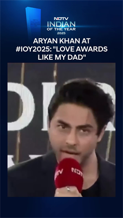 Aryan Khan At NDTV Indian Of The Year: "Mere Dad Ke Tarah Mujhe Bhi Awards Bohot Pasand Hai"