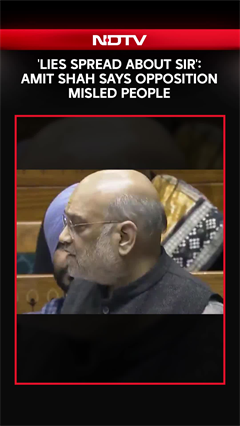 Amit Shah Speech | 'Lies Being Spread About SIR, Efforts Being Made To Mislead People': Amit Shah