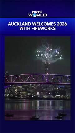 New Year 2026 | Fireworks From Auckland's Sky Tower Hail Arrival Of 2026 In New Zealand