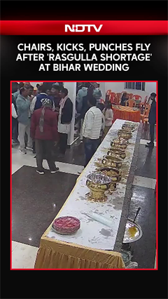 Bihar News | Chairs, Kicks, Punches Fly After 'Rasgulla Shortage' At Bihar Wedding