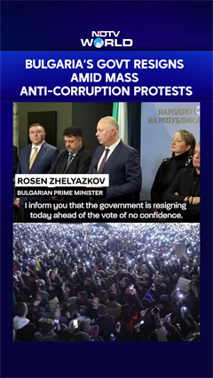 Bulgaria’s Govt Resigns Amid Mass Protests Over Corruption