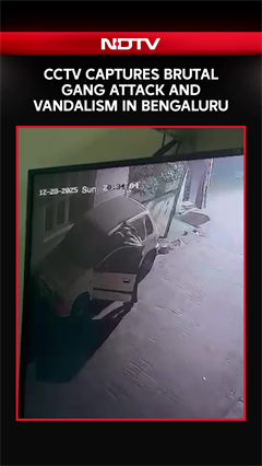 On Camera: Armed Gang Attacks Youth, Vandalises Car in Bengaluru