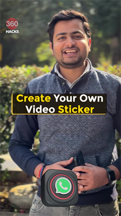 Video: Create your own video sticker on WhatsApp