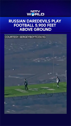 At 1,800 Metres, This Hot Air Balloon Football Match May Be A World Record