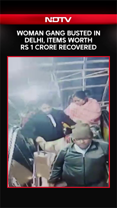 Woman Gang Busted In Delhi, Items Worth Rs 1 Crore Recovered