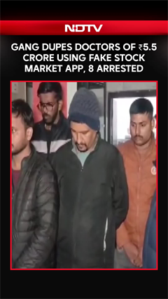 Uttar Pradesh | Gang Dupes Doctors Of Rs 5.5 Crore Using Fake Stock Market App, Eight Arrested