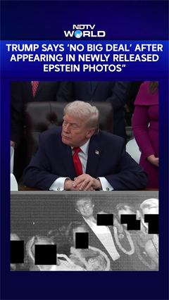 Trump Says &lsquo;No Big Deal&rsquo; After Appearing In Newly Released Epstein Photos&rdquo;