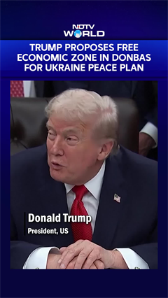 Trump Proposes Free Economic Zone In Donbas For Ukraine Peace Plan