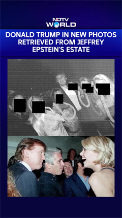 Donald Trump Appears In Newly Released Photos From Epstein Estate