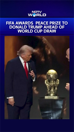 "One Of The Greatest Honours Of My Life": Trump On FIFA Peace Prize
