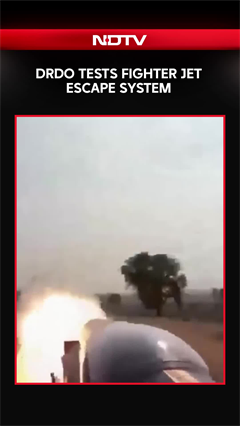 DRDO Tests Fighter Jet Escape System