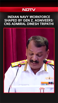 ‘Indian Navy's Workforce Is Shaped By Gen Z Leaders, Agniveers’: CNS Admiral Dinesh Tripathi
