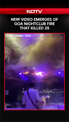 Goa Fire News | New Video Shows Moment When Massive Fire Broke Out At Goa Nightclub