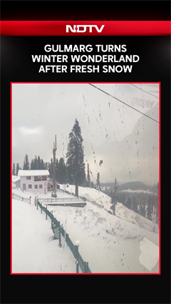 Gulmarg Turns Winter Wonderland After Fresh Snow Amid Winters