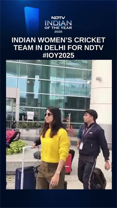 Jemimah Rodrigues, Harmanpreet Kaur In Delhi For NDTV Indian Of The Year