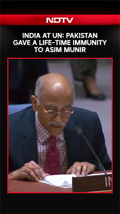 'Jailed Imran Khan, Gave Life-Time Immunity To Asim Munir': India Slams Pak At UN